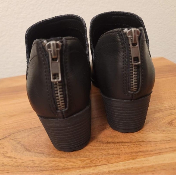 B.O.C. Womens Celosia Heel Ankle Boots Black 6M - Picture 2 of 6